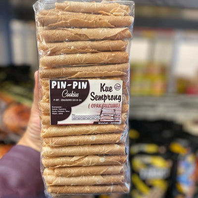 Opak gulung Kue Semprong Indonesian Egg Roll 250g