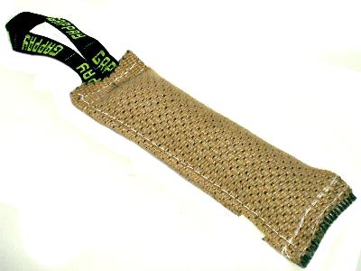 BEESTENSPUL BIJTROL MET HANDVAT 3X25 CM