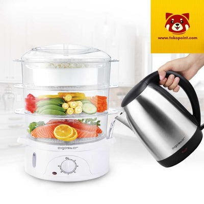 Aigostar Food Steamer 800W Multi Level Steamer