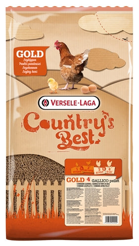 VERSELE-LAGA COUNTRY'S BEST GOLD 4 GALLICO PELLETLEGKORREL 5 KG