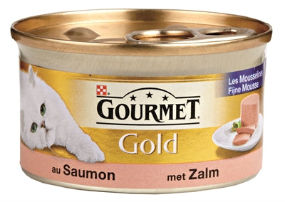 GOURMET GOLD FIJNE MOUSSE ZALM 24X85 GR