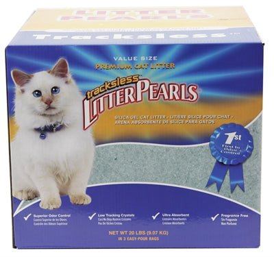 CRYSTAL CLEAR LITTER PEARLS TRACKLESS KATTENBAKVULLING 18.6 LTR 8.9 KG