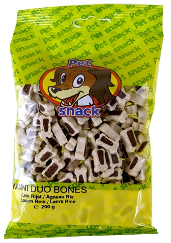 PETSNACK BOTJES DUO LAM / RIJST 14X200 GR