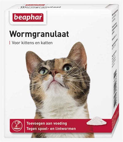 BEAPHAR WORMGRANULAAT KITTEN / KAT 4X1 GR