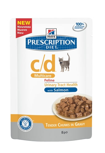 HILL'S FELINE C/D MULTICARE ZALM 12X85 GR