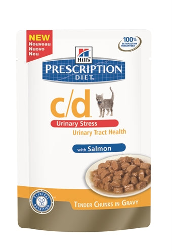 HILL'S FELINE C/D URINARY STRESS ZALM 12X85 GR