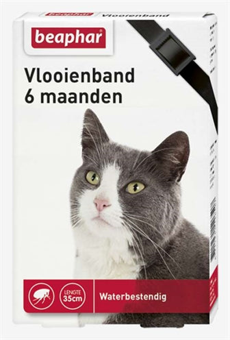 BEAPHAR VLOOIENBAND KAT ZWART 