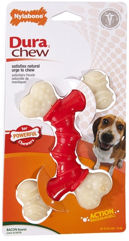 NYLABONE EXTREME CHEW VOOR HARDE BIJTERS BACONSMAAK TOT 16 KG 14X9.5X2 CM