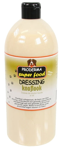 PRODERMA VLOEIBAAR SCHAPENVET DRESSING KNOFLOOK 1 LTR