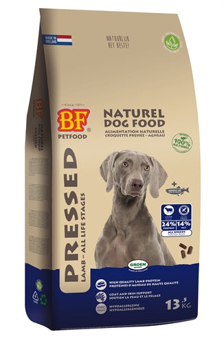 BIOFOOD GEPERST LAM / RIJST PREMIUM 13.5 KG