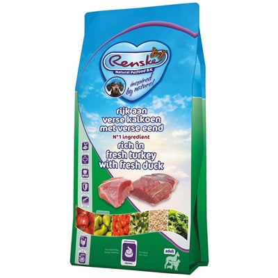 RENSKE SUPER PREMIUM ADULT KALKOEN / EEND 2 KG