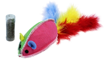 CAT 'N' CABOODLE GIANT MUIS MET CATNIP EN VEREN 24X6X7.5 CM