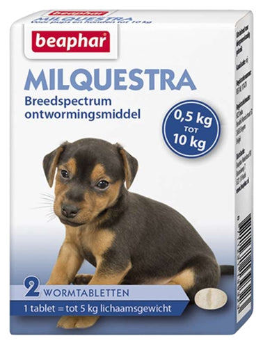 BEAPHAR MILQUESTRA KLEINE HOND / PUP 2 TBL