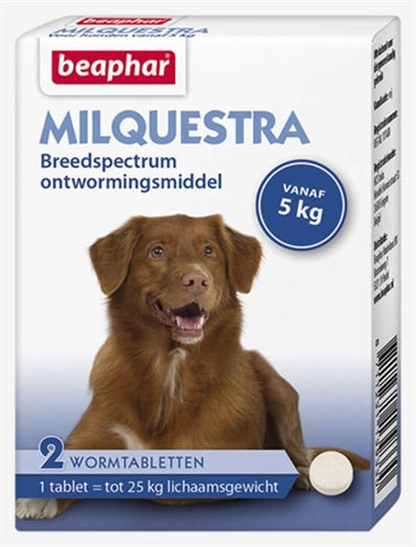BEAPHAR MILQUESTRA HOND 2 TBL