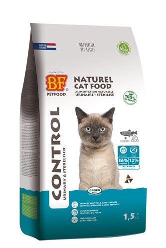 BIOFOOD PREMIUM QUALITY KAT CONTROL URINARY / STERILISED 1.5 KG