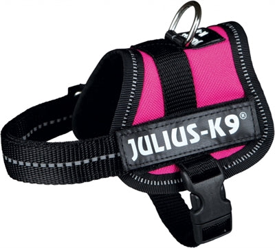 JULIUS K9 POWER-HARNAS / TUIG VOOR LABELS FUCHSIA BABY 1/30-40 CM