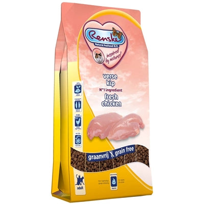 RENSKE SUPER PREMIUM ADULT VERSE KIP GRAANVRIJ 1.5 KG