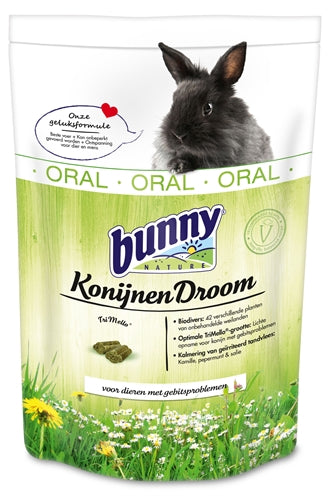 BUNNY NATURE KONIJNENDROOM ORAL 1.5 KG