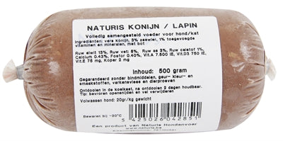 NATURIS KONIJN / KALKOEN 500 GR