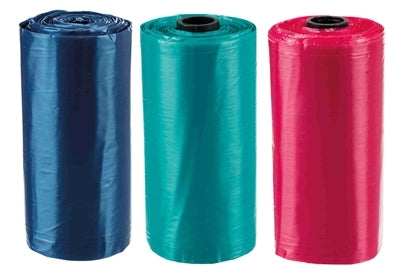 TRIXIE POEPZAKJES MET HANDVAT ASSORTI 3X15 STUKS