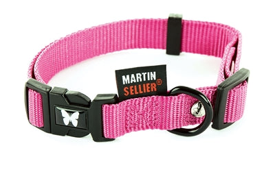 MARTIN HALSBAND VERSTELBAAR NYLON ROZE 20-30X1 CM