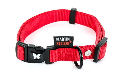 MARTIN HALSBAND VERSTELBAAR NYLON ROOD 50-70X4 CM