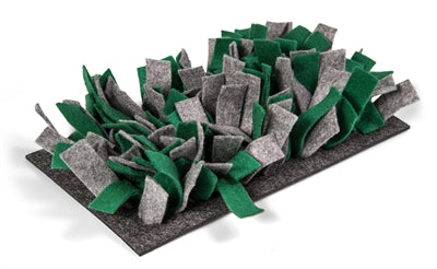 BUNNY NATURE SNUFFELMAT VILT GRIJS / GROEN 28X15X5 CM