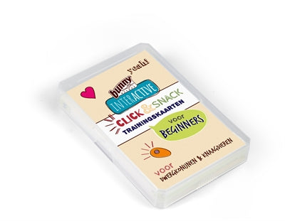 BUNNY NATURE CLICK & SNACK TRAININGSKAARTEN 14 STUKS 12X7X1.5 CM