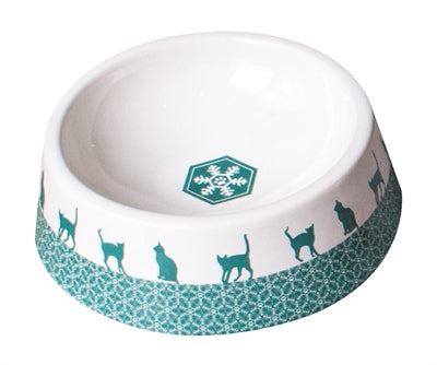 PETBRANDS FESTIVE VOERBAK KERAMIEK KAT 14 CM