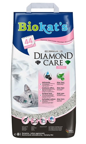 BIOKAT'S KATTENBAKVULLING DIAMOND CARE FRESH 8 LTR