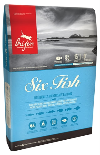 ORIJEN WHOLE PREY 6 FISH CAT 1.8 KG