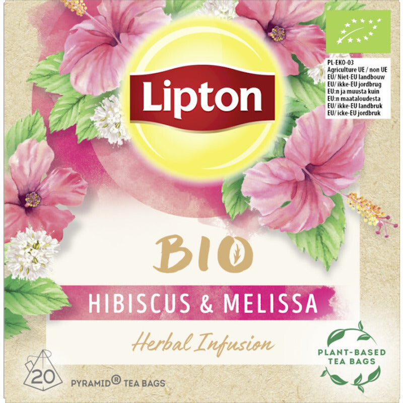 Lipton Herbal Tea Hibiscus & Melissa 20pcs
