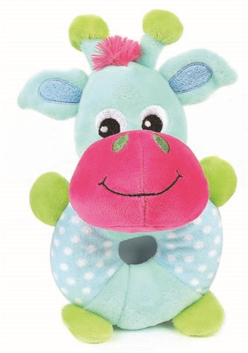 LITTLE RASCALS PLUCHE SPEELRING KOE 20X13X8 CM