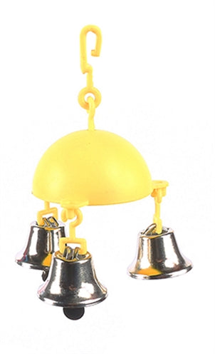 HAPPY PET TRIO RINGER KOEPEL MET 3 BELLEN 10X8X8 CM