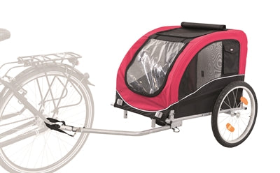 TRIXIE HONDENFIETSKAR ZWART / ROOD 80X75X86 CM
