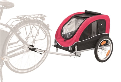 TRIXIE HONDENFIETSKAR ZWART / ROOD 75X63X68 CM