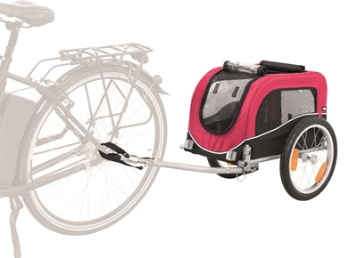 TRIXIE HONDENFIETSKAR ZWART / ROOD 60X53X60 CM