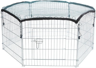 TRIXIE NATURA KNAAGDIERREN MET BESCHERMNET DIA 126 CM 63X58 CM