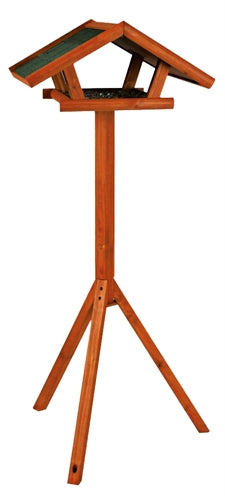 TRIXIE NATURA VOEDERHUIS MET STANDAARD BRUIN 54X26X36 CM / 135 CM