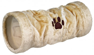 TRIXIE KATTENTUNNEL PLUCHE BEIGE 22X22X60 CM