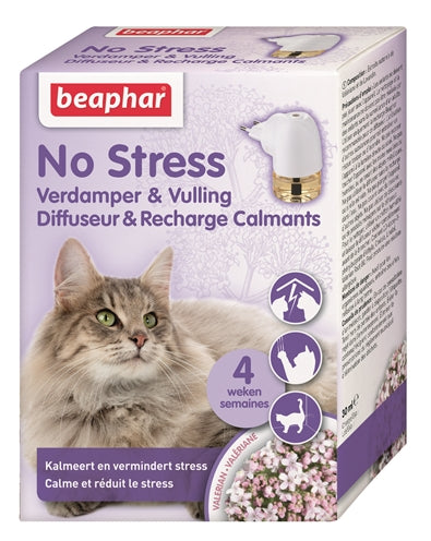 BEAPHAR NO STRESS VERDAMPER MET VULLING KAT 30 ML