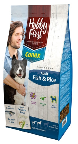 HOBBYFIRST CANEX ADULT FISH & RICE 12 KG