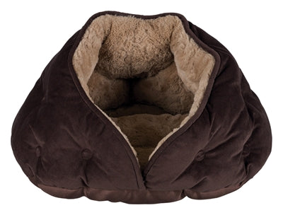 TRIXIE KATTENMAND IGLO MALU BRUIN / LICHTBRUIN 47X41X27 CM