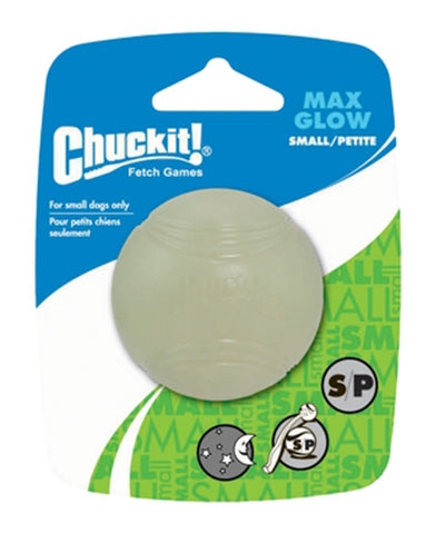 CHUCKIT MAX GLOW BAL GLOW IN THE DARK SMALL 5X5X5 CM