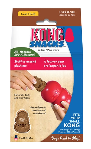 KONG SNACKS MET LEVERSMAAK SMALL 198 GR