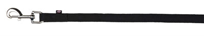 TRIXIE HONDENRIEM SLEEPLIJN SINGELBAND ZWART 20 MM X 10 MTR