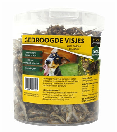 GEDROOGDE VISJES VOOR HOND EN KAT 1.2 LTR