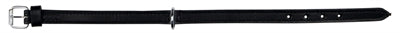 TRIXIE HALSBAND HOND ACTIVE LEER ZWART 27-32X1.4 CM