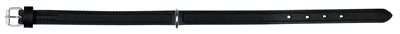 TRIXIE HALSBAND HOND ACTIVE LEER ZWART 31-37X1.6 CM