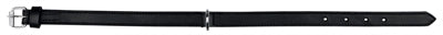 TRIXIE HALSBAND HOND ACTIVE LEER ZWART 36-43X1.8 CM